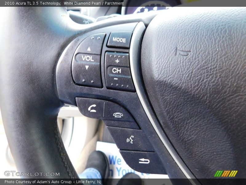 White Diamond Pearl / Parchment 2010 Acura TL 3.5 Technology