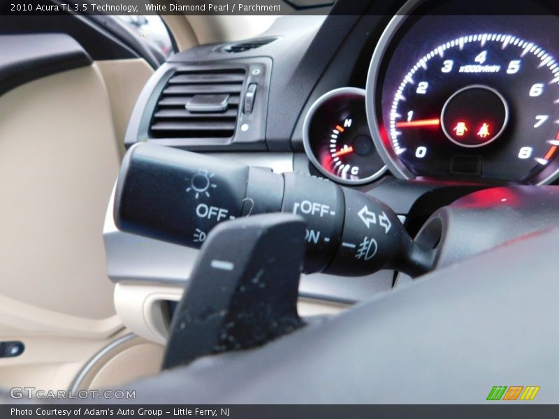 White Diamond Pearl / Parchment 2010 Acura TL 3.5 Technology