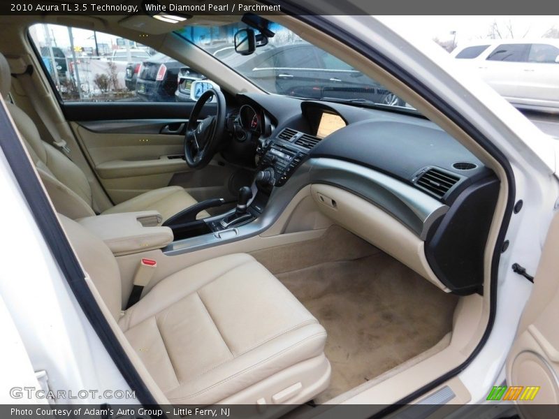 White Diamond Pearl / Parchment 2010 Acura TL 3.5 Technology