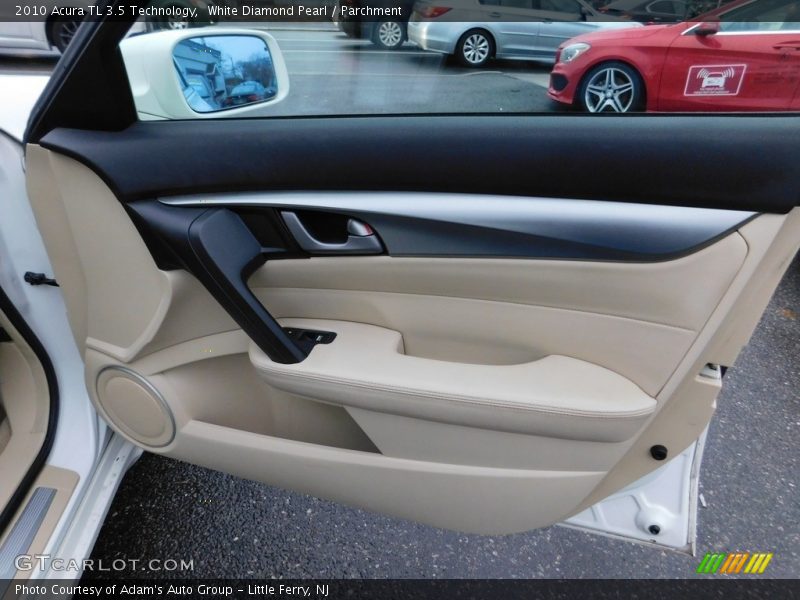 White Diamond Pearl / Parchment 2010 Acura TL 3.5 Technology