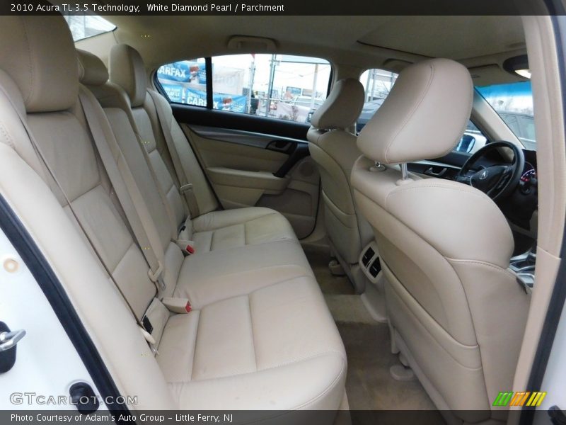 White Diamond Pearl / Parchment 2010 Acura TL 3.5 Technology