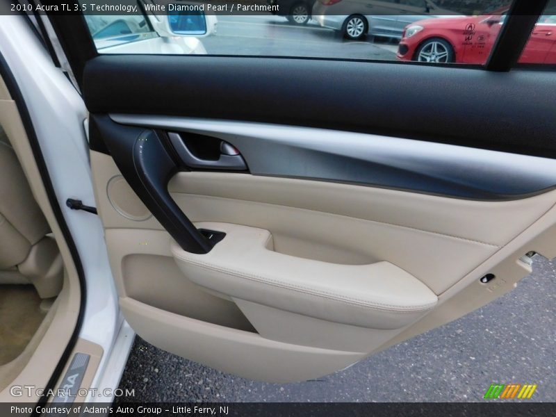 White Diamond Pearl / Parchment 2010 Acura TL 3.5 Technology