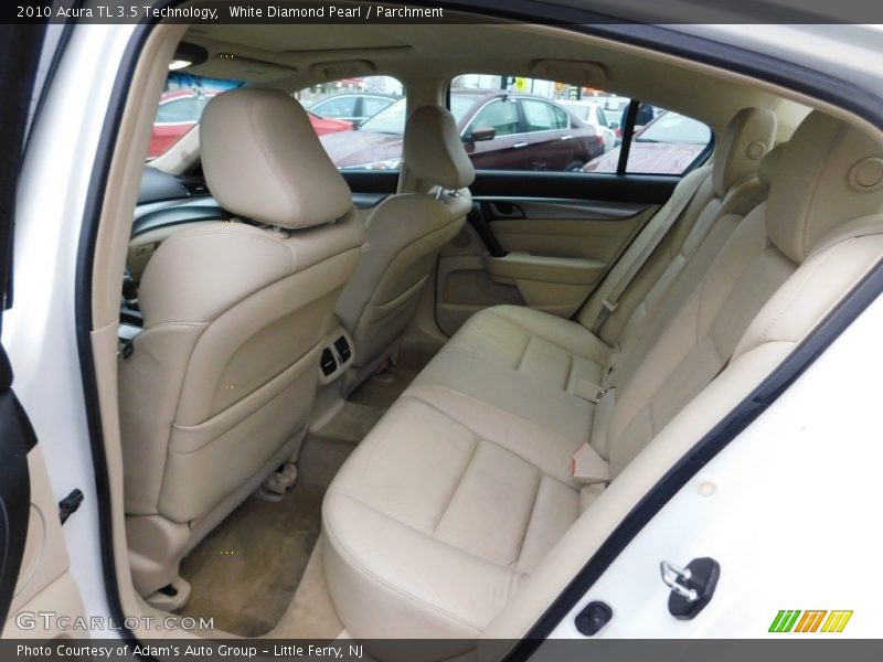 White Diamond Pearl / Parchment 2010 Acura TL 3.5 Technology