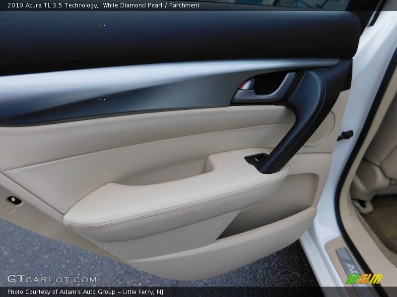 White Diamond Pearl / Parchment 2010 Acura TL 3.5 Technology
