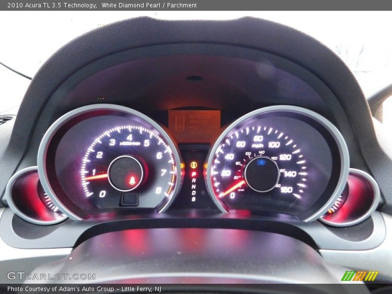 White Diamond Pearl / Parchment 2010 Acura TL 3.5 Technology