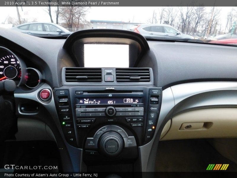 White Diamond Pearl / Parchment 2010 Acura TL 3.5 Technology