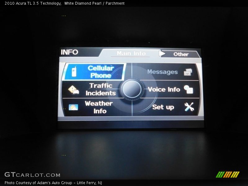 White Diamond Pearl / Parchment 2010 Acura TL 3.5 Technology