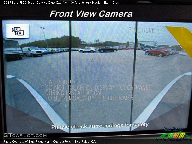Oxford White / Medium Earth Gray 2017 Ford F350 Super Duty XL Crew Cab 4x4