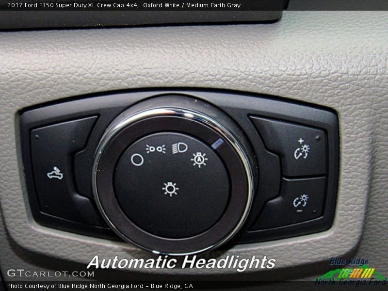 Oxford White / Medium Earth Gray 2017 Ford F350 Super Duty XL Crew Cab 4x4