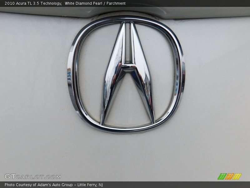 White Diamond Pearl / Parchment 2010 Acura TL 3.5 Technology