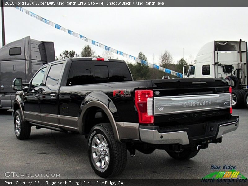 Shadow Black / King Ranch Java 2018 Ford F350 Super Duty King Ranch Crew Cab 4x4