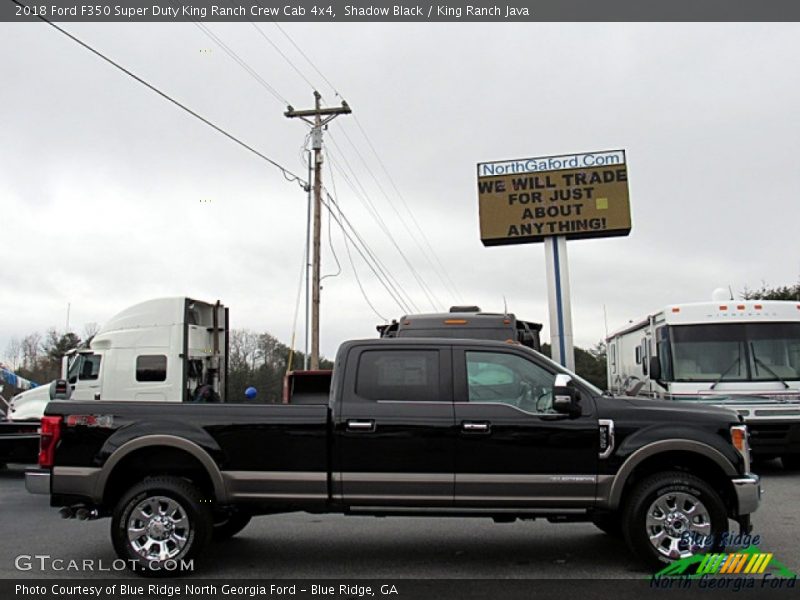 Shadow Black / King Ranch Java 2018 Ford F350 Super Duty King Ranch Crew Cab 4x4