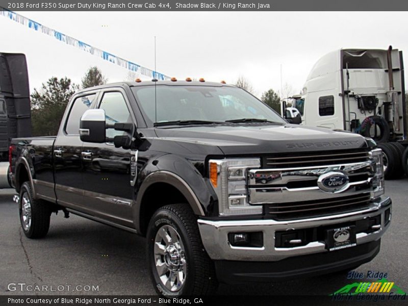 Shadow Black / King Ranch Java 2018 Ford F350 Super Duty King Ranch Crew Cab 4x4