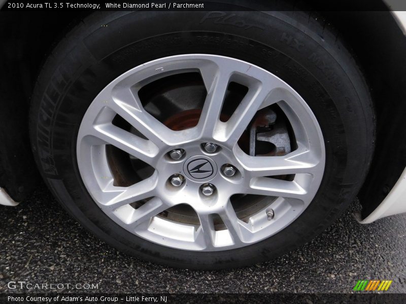 White Diamond Pearl / Parchment 2010 Acura TL 3.5 Technology