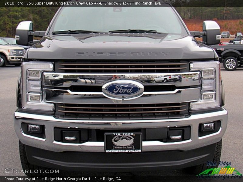 Shadow Black / King Ranch Java 2018 Ford F350 Super Duty King Ranch Crew Cab 4x4