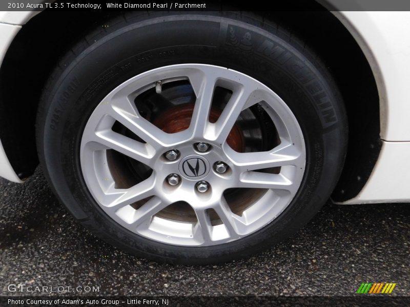White Diamond Pearl / Parchment 2010 Acura TL 3.5 Technology