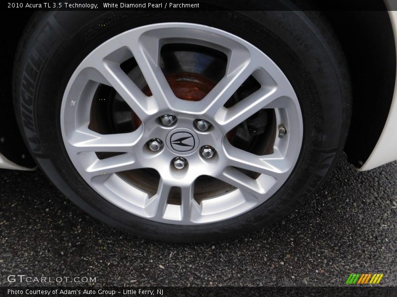 White Diamond Pearl / Parchment 2010 Acura TL 3.5 Technology