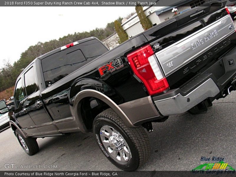 Shadow Black / King Ranch Java 2018 Ford F350 Super Duty King Ranch Crew Cab 4x4