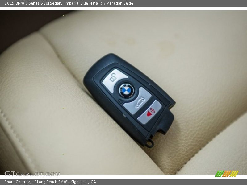 Imperial Blue Metallic / Venetian Beige 2015 BMW 5 Series 528i Sedan