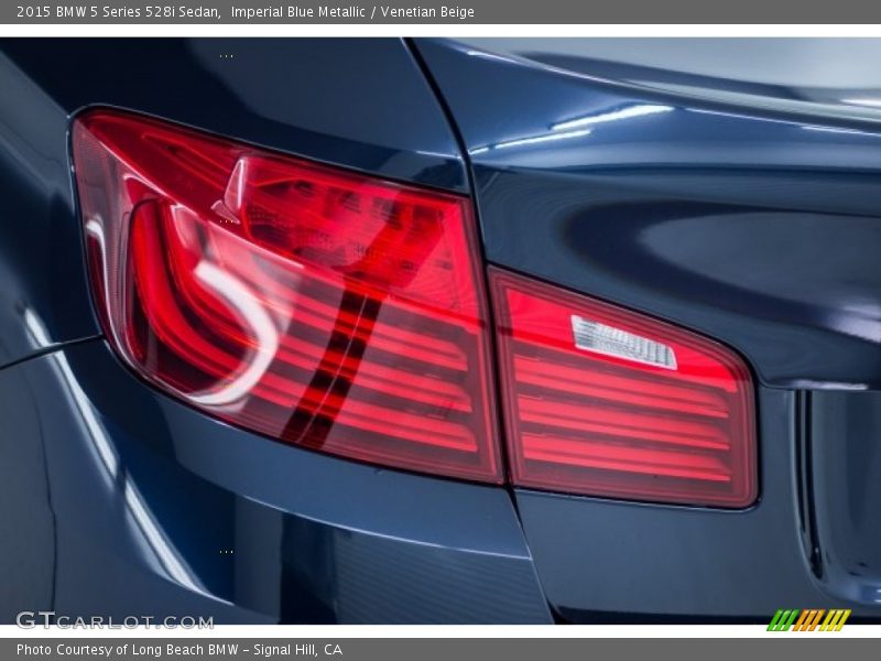 Imperial Blue Metallic / Venetian Beige 2015 BMW 5 Series 528i Sedan