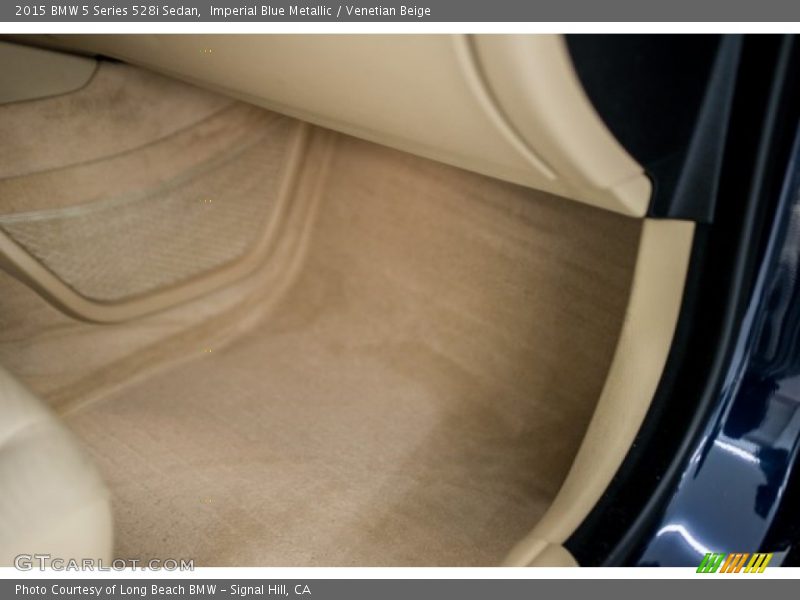 Imperial Blue Metallic / Venetian Beige 2015 BMW 5 Series 528i Sedan
