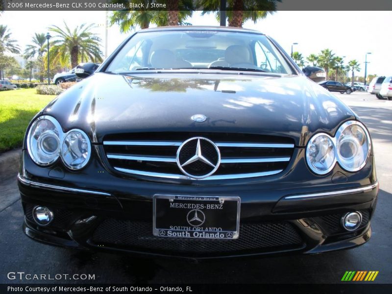 Black / Stone 2006 Mercedes-Benz CLK 500 Cabriolet