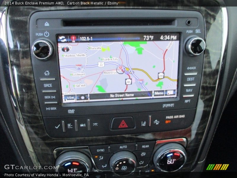 Carbon Black Metallic / Ebony 2014 Buick Enclave Premium AWD