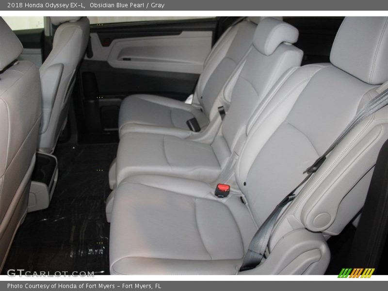 Obsidian Blue Pearl / Gray 2018 Honda Odyssey EX-L