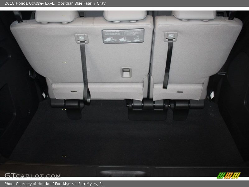 Obsidian Blue Pearl / Gray 2018 Honda Odyssey EX-L