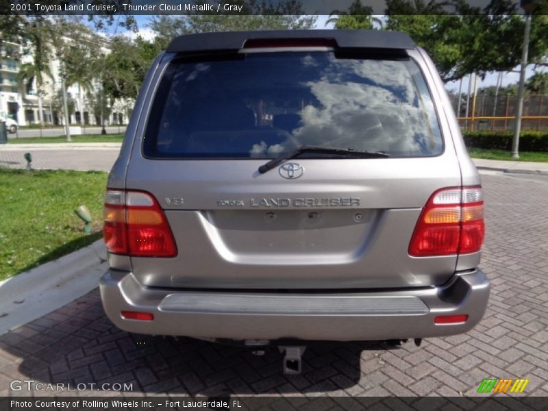 Thunder Cloud Metallic / Gray 2001 Toyota Land Cruiser