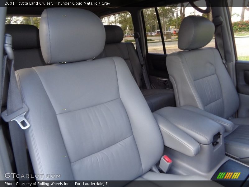 Thunder Cloud Metallic / Gray 2001 Toyota Land Cruiser