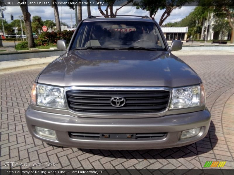 Thunder Cloud Metallic / Gray 2001 Toyota Land Cruiser