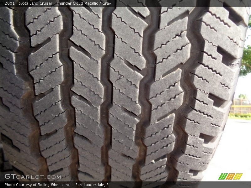 Thunder Cloud Metallic / Gray 2001 Toyota Land Cruiser