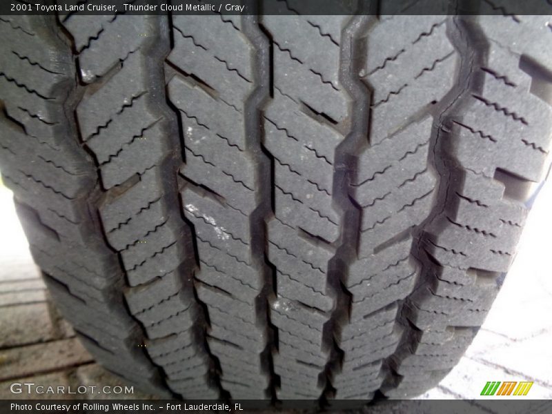 Thunder Cloud Metallic / Gray 2001 Toyota Land Cruiser
