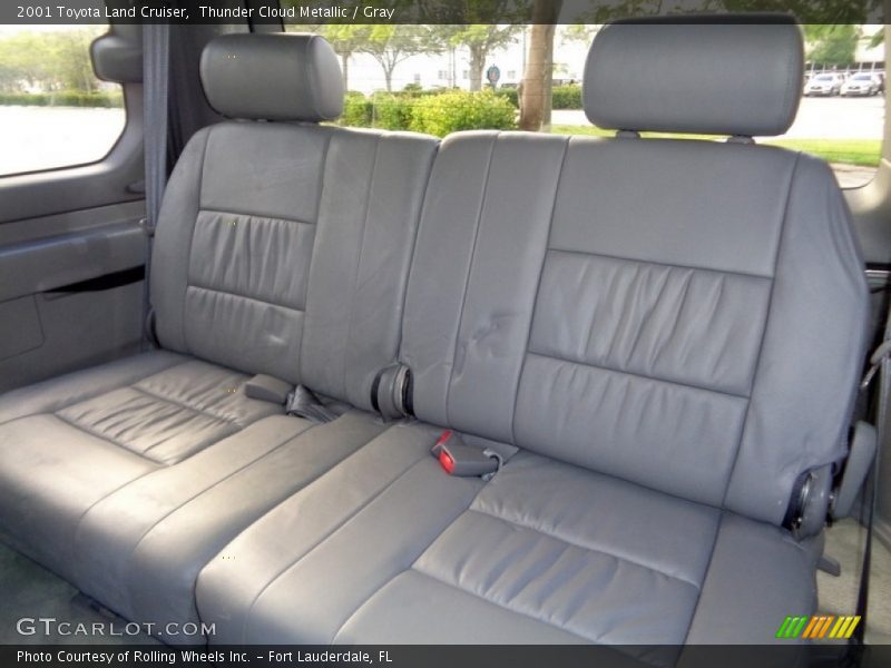 Thunder Cloud Metallic / Gray 2001 Toyota Land Cruiser