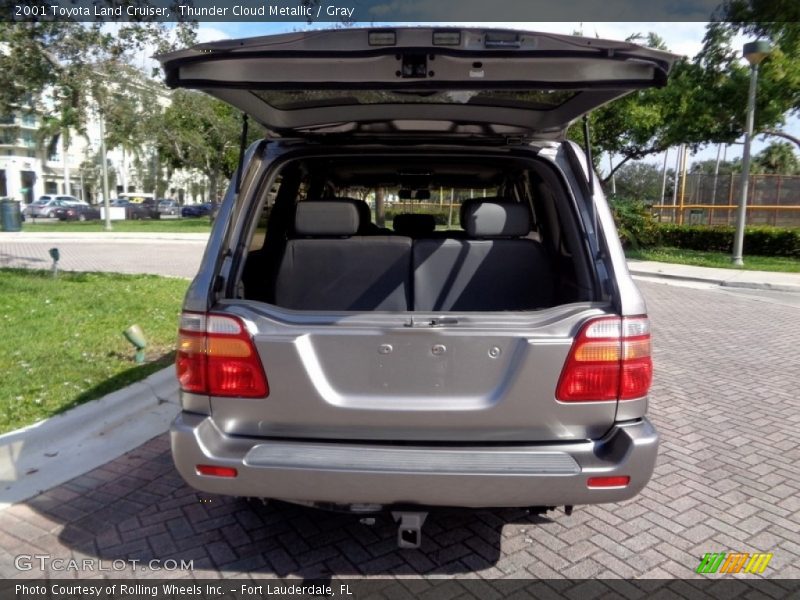 Thunder Cloud Metallic / Gray 2001 Toyota Land Cruiser