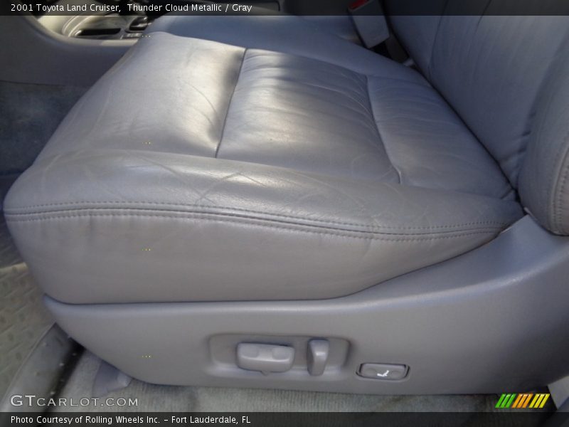 Thunder Cloud Metallic / Gray 2001 Toyota Land Cruiser