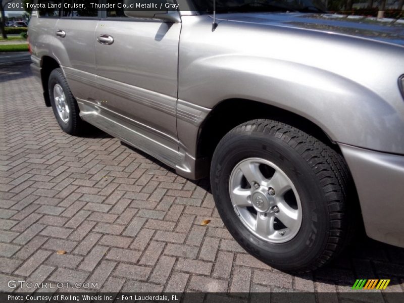 Thunder Cloud Metallic / Gray 2001 Toyota Land Cruiser