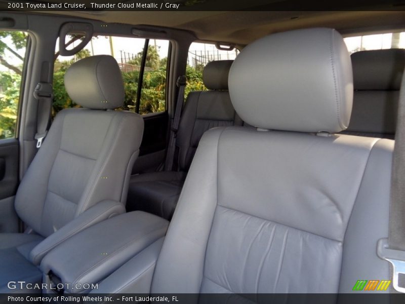 Thunder Cloud Metallic / Gray 2001 Toyota Land Cruiser