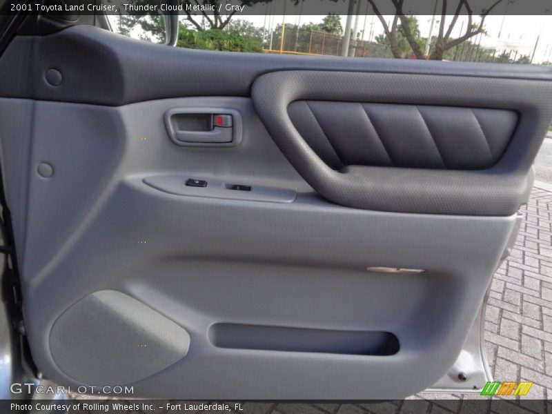 Thunder Cloud Metallic / Gray 2001 Toyota Land Cruiser