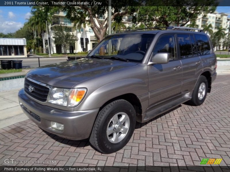 Thunder Cloud Metallic / Gray 2001 Toyota Land Cruiser