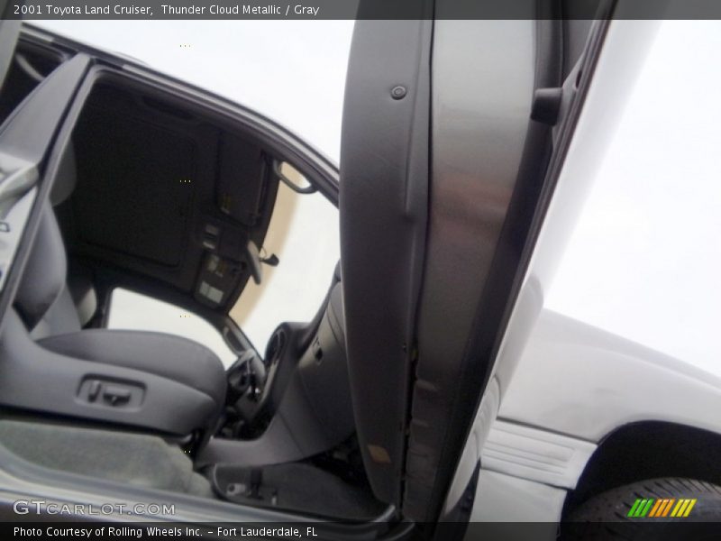 Thunder Cloud Metallic / Gray 2001 Toyota Land Cruiser