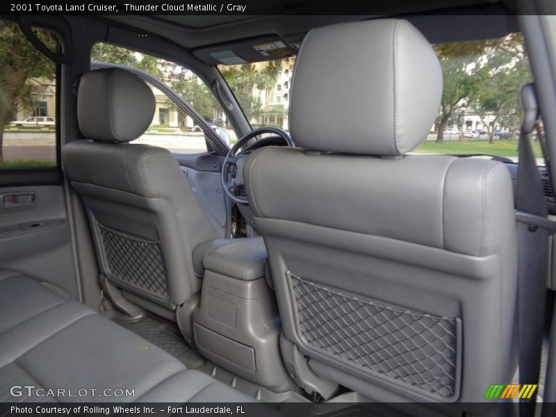Thunder Cloud Metallic / Gray 2001 Toyota Land Cruiser