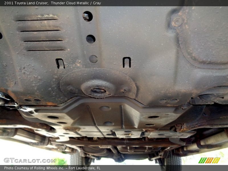 Thunder Cloud Metallic / Gray 2001 Toyota Land Cruiser