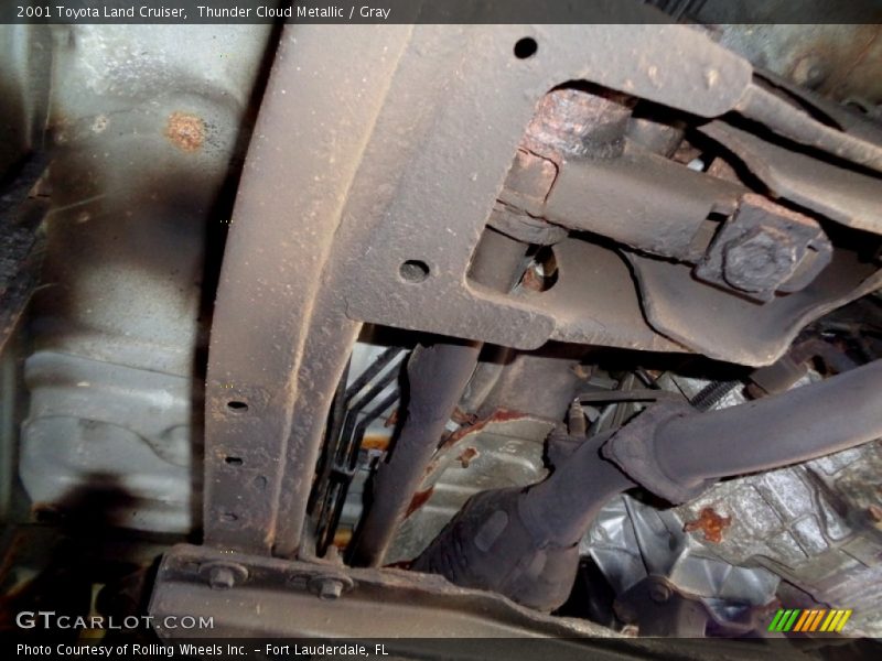 Thunder Cloud Metallic / Gray 2001 Toyota Land Cruiser