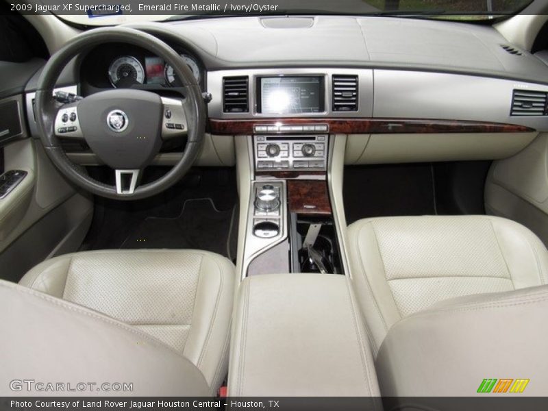 Emerald Fire Metallic / Ivory/Oyster 2009 Jaguar XF Supercharged