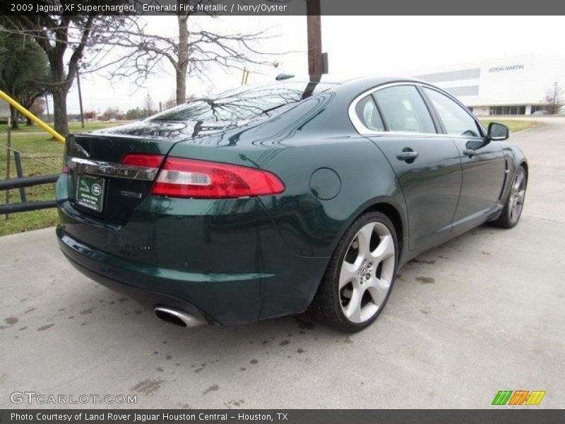 Emerald Fire Metallic / Ivory/Oyster 2009 Jaguar XF Supercharged