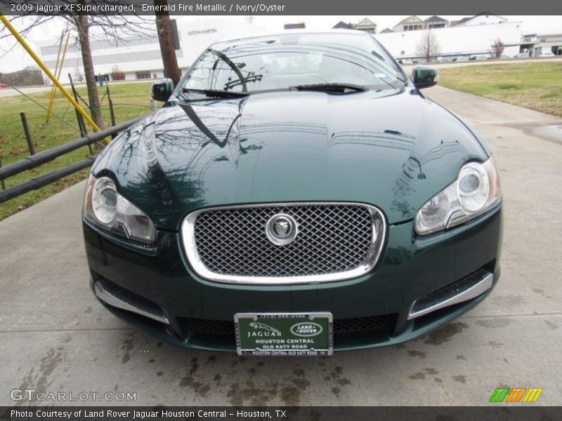 Emerald Fire Metallic / Ivory/Oyster 2009 Jaguar XF Supercharged
