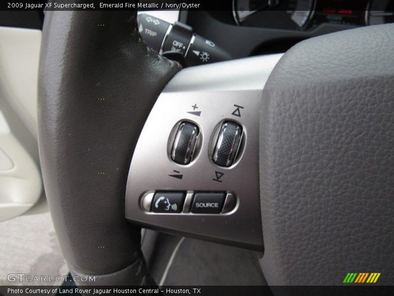 Emerald Fire Metallic / Ivory/Oyster 2009 Jaguar XF Supercharged