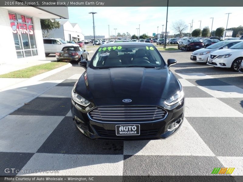 Shadow Black / Medium Earth Gray 2016 Ford Fusion S